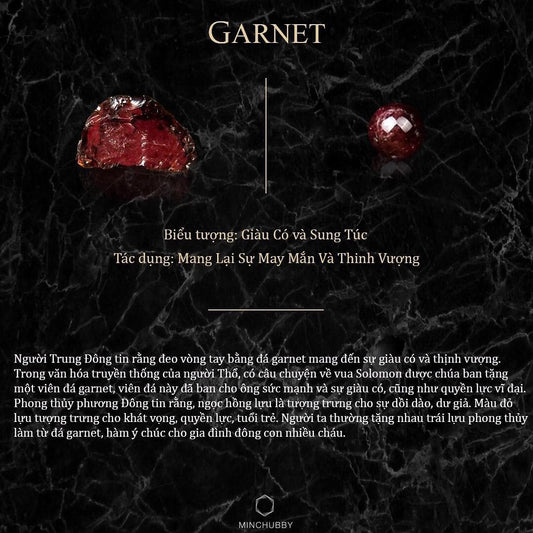 Tác dụng đá Garnet